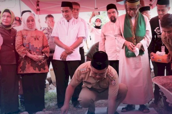 Bersama Wali Kota Danny, Ketua DPRD Makassar Menghadiri Peletakan Batu Pertama Pembangunan Gedung Kantor PCNU Kota Makassar