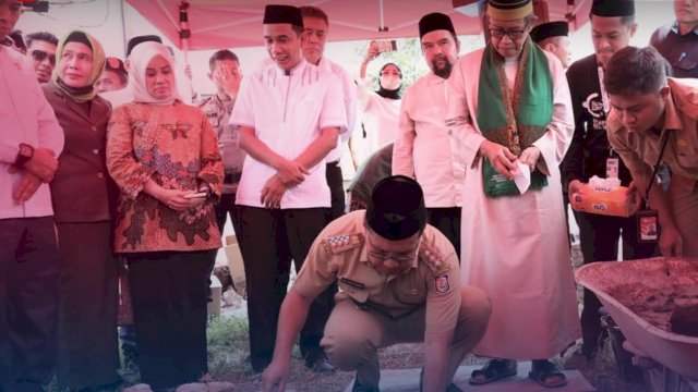 Bersama Wali Kota Danny, Ketua DPRD Makassar Menghadiri Peletakan Batu Pertama Pembangunan Gedung Kantor PCNU Kota Makassar