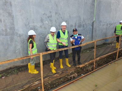 DPU Makassar dan Wellcome Trust Tinjau Proyek Program RISE di Tiga Lokasi