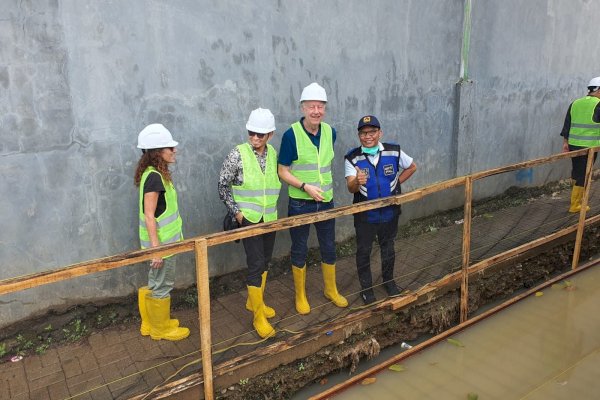 DPU Makassar dan Wellcome Trust Tinjau Proyek Program RISE di Tiga Lokasi