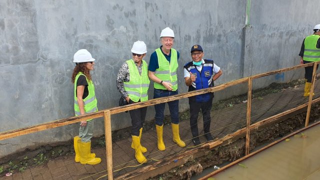 DPU Makassar dan Wellcome Trust Tinjau Proyek Program RISE di Tiga Lokasi