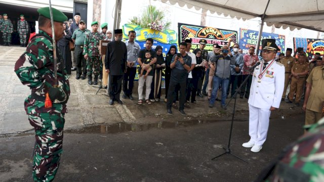 Wali Kota Danny Pimpin Pelepasan dan Persemayaman Almarhum Rapsel Ali Secara Militer