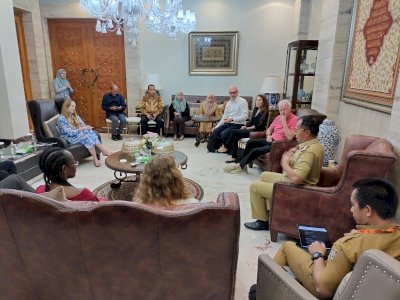 Kadis PU Makassar Dampingi Walikota Danny Terima Kunjungan Tim RISE