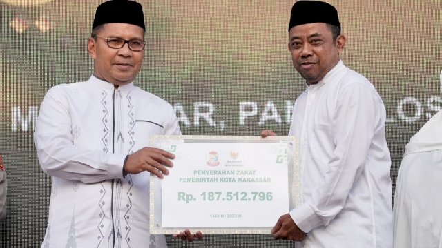 Wali Kota Danny Pomanto Hingga Sekda Makassar Bayar Zakat Lewat Baznas