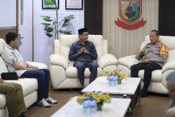 Ketua DPRD Makassar Terima Kunjungan Silaturahmi Kapolrestabes