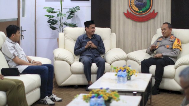 Ketua DPRD Makassar Terima Kunjungan Silaturahmi Kapolrestabes