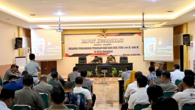 Amankan Perayaan Hari Raya Idul Fitri 1444 Hijriah, Pemkot Makassar Turunkan Ratusan Personel Satpol PP Hingga BPBD