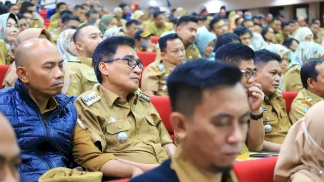 Dipimpin Wali Kota Danny, Camat Makassar Hadiri Rakor Bersama