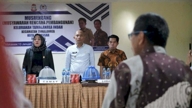 Camat Tamalamrea Berharap Agar Musrenbang Jadi Perhatian Khusus