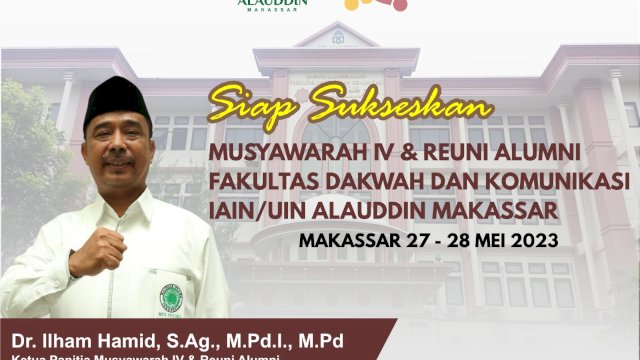 Alumni FDK IAIN- UIN Alauddin Makassar Gelar Musyawarah IV dan Temu Alumni