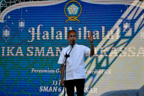 Andi Sudirman Sulaiman-Rudianto Lallo Resmikan Sekretariat IKA SMAN 6 Makassar