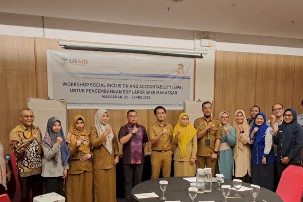 Pemkot Makassar &#8211; USAID IUWASTH TANGGUH Gelar Workshop SIPA Pengembangan SOP Lapor SP4N Kota Makassar