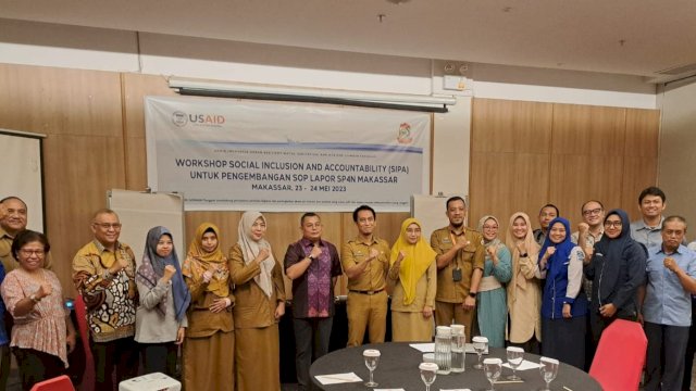 Pemkot Makassar &#8211; USAID IUWASTH TANGGUH Gelar Workshop SIPA Pengembangan SOP Lapor SP4N Kota Makassar