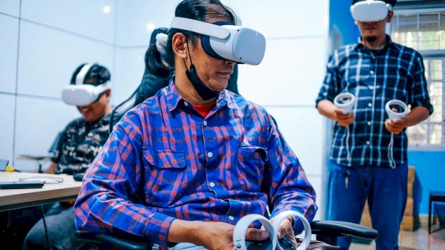 Diskominfo Mulai Uji Coba Meeting Lewat VR, Siap Wujudkan Makassar Kota Metaverse