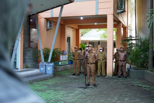 Apel Pagi di Awal Tahun, Camat Tamalanrea Inginkan Kinerja Ditingkatkan