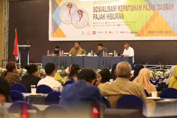 Bapenda Makassar Gelar Sosialisasi Kepatuhan Wajib Pajak Hotel dan Pajak Hiburan