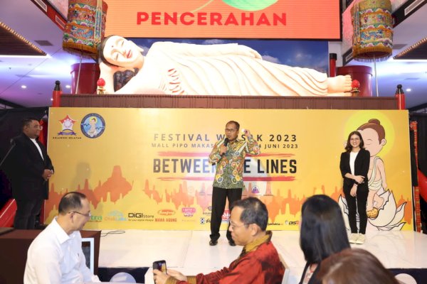 Hadiri Festival Waisak 2023, Danny Pomanto: Mari Kita Perkuat Toleransi!