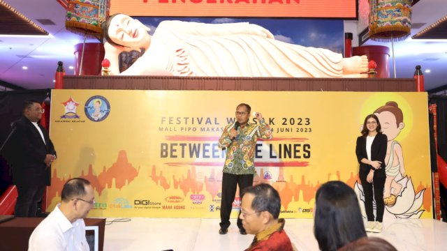 Hadiri Festival Waisak 2023, Danny Pomanto: Mari Kita Perkuat Toleransi!