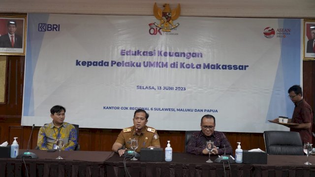 Bersama OJK, Diskop Makassar Berikan Edukasi Keuangan kepada Pelaku UMKM