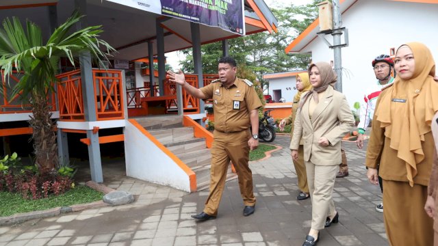 Fatmawati Rusdi Pantau Kesiapan Lomba Kelurahan Tingkat Kabupaten Kota 2023