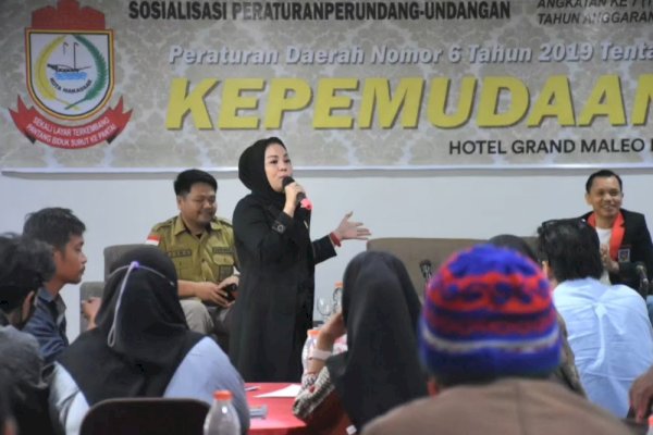 Sosialisasi Perda Kepemudaan, Legislator DPRD Makassar Nunung Dasniar Harap Pemuda Lebih Kreatif