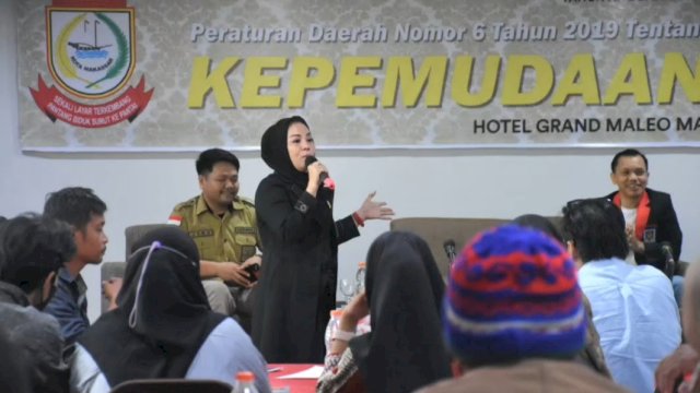 Sosialisasi Perda Kepemudaan, Legislator DPRD Makassar Nunung Dasniar Harap Pemuda Lebih Kreatif