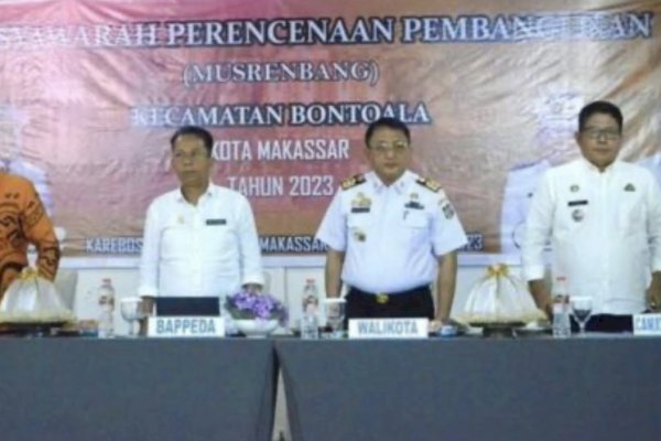 Bappeda Makassar Bahas Usulan Warga di Musrenbang Kecamatan Bontoala