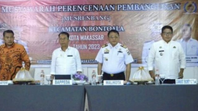 Bappeda Makassar Bahas Usulan Warga di Musrenbang Kecamatan Bontoala