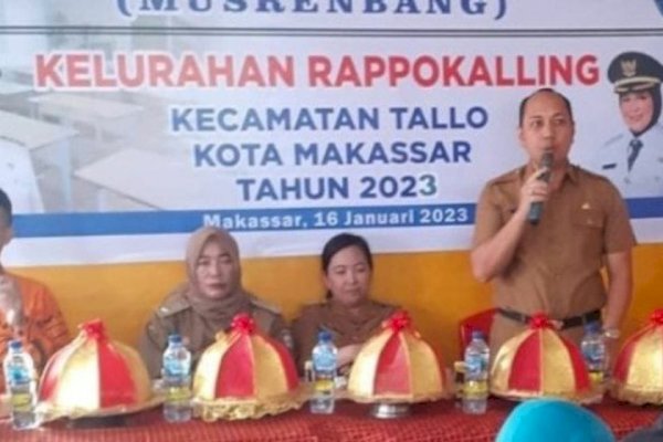 Bappeda Makassar Narasumber di Musrenbang Kelurahan Rappokalling