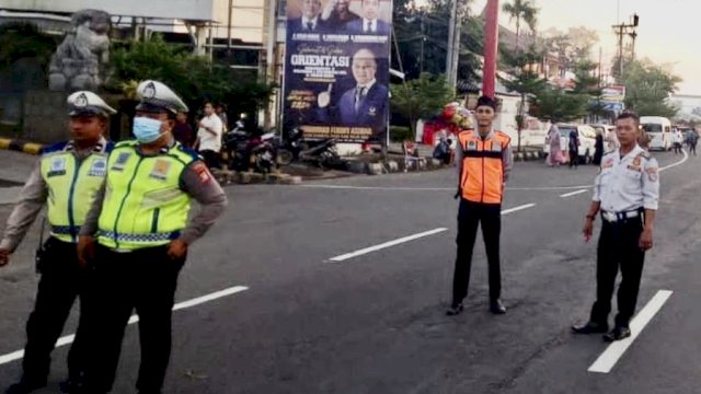 Antisipasi Kemacetan Pada Saat Idul Adha, Dishub Makassar Lakukan Pengaturan Lalin