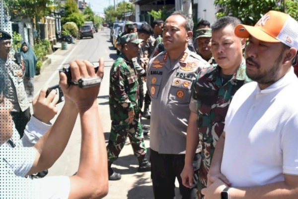 Camat Panakkukang Dampingi Kapolrestabes Makassar dan Dandim 1408 BS Bedah Rumah Mantan Pejuang Veteran