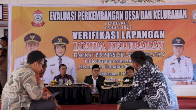 Juara Pertama Tingkat Provinsi, Maccini Sombala Wakili Sulsel Lomba Kelurahan Tingkat Nasional