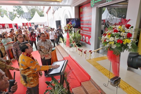 Ketua Mahkamah Agung RI Prof M Syarifuddin Puji Danny Pomanto, Jalin Kerja Sama Baik dengan Peradilan Makassar