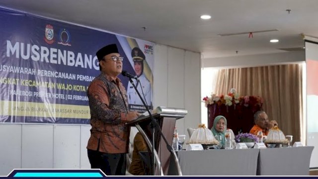 Bappeda Makassar Hadiri Musrenbang Kecamatan Wajo
