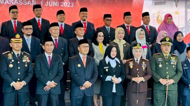 Kepala Bapenda Makassar Hadiri Upacara Peringatan Hari Lahir Pancasila