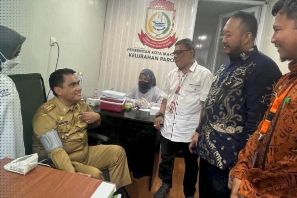 Camat Panakkukang Hadiri Kegiatan Donor Darah Di Konter Paropo