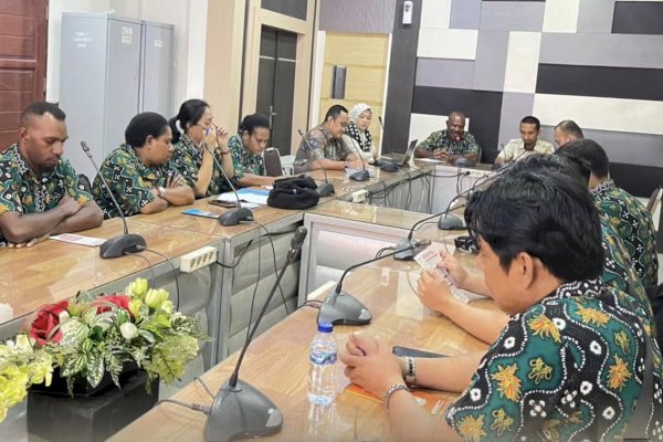 Bapenda Makassar Terima Kunker BPKAD Pemerintah Kabupaten Boven Digoel