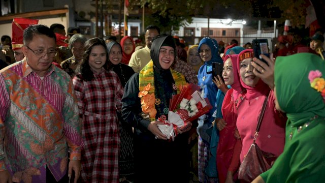 Ketua TP PKK Makassar Hadiri Pesta Rakyat HUT ke 78 RI Kecamatan Mamajang