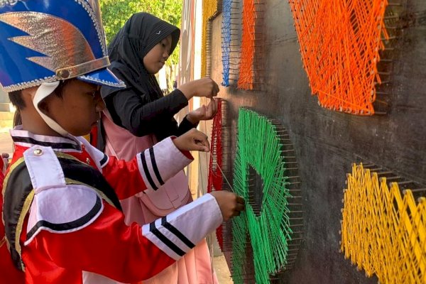 Zona Fine Art Makassar F8 Beri Ruang bagi Pengunjung Asah Kreativitas