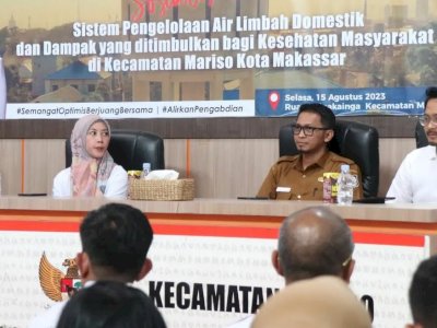 Kepala UPTD PAL DPU Makassar Menjadi Narasumber Giat Sosialisasi Air Limbah Domestik PDAM