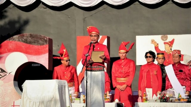 Upacara Peringatan HUT RI ke-78, Ketua DPRD Makassar Bacakan Teks Proklamasi
