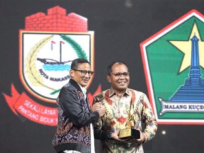 Danny Pomanto Satu-Satunya Kepala Daerah di Sulsel Raih Penghargaan Kompas TV