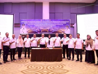 Wawali Makassar Lakukan MoU Bersama 15 Kecamatan Bangun Komitmen Hapuskan Kemiskinan Ekstrem di Makassar