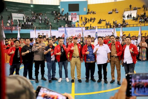 Danny Pomanto Bakar Semangat Kontingen Kejurda Futsal Sulsel 2023