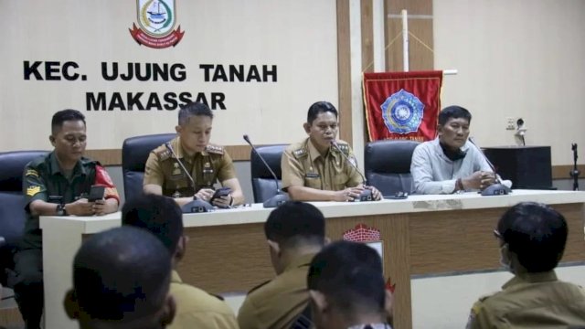 Camat Ujung Tanah Pimpin Rakor Persiapan Lantang Bangngia Run Race