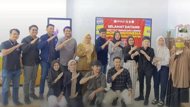 Diskopukm Makassar Terima Kunker Institut Teknologi dan Bisnis Nobel Indonesia Enterpreneurship Center