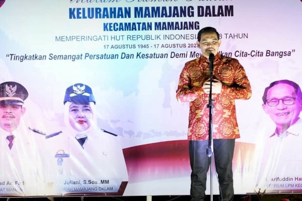 Camat Mamajang Hadiri Pesta Rakyat Tingkat Kelurahan Mamajang Dalam