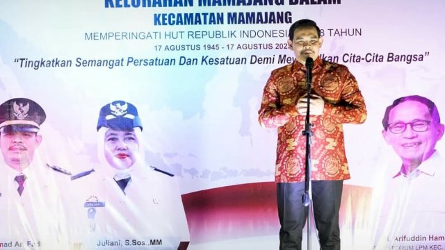 Camat Mamajang Hadiri Pesta Rakyat Tingkat Kelurahan Mamajang Dalam