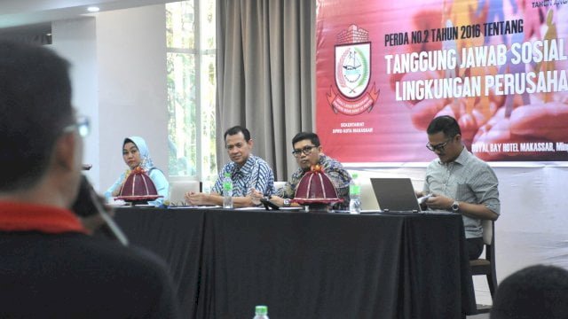 Anggota DPRD Makassar Andi PahleviA Anggap Dana CSR Berpengaruh Untuk Pembangunan Kota