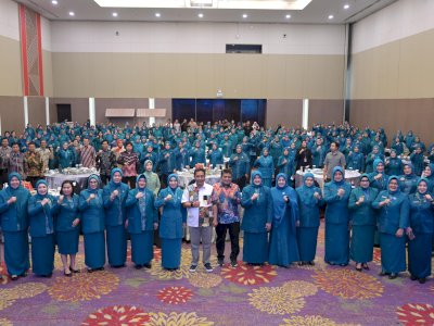 Hadiri Rakerda PKK Provinsi Sulsel, Ketua TP PKK Makassar Ungkap Pentingnya Kolaborasi Lintas Daerah